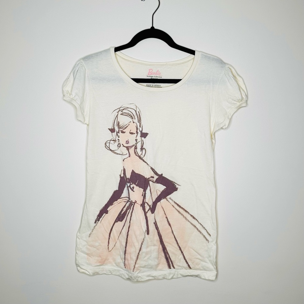 Barbie Barbie Sketch Print Tunic T-shirt